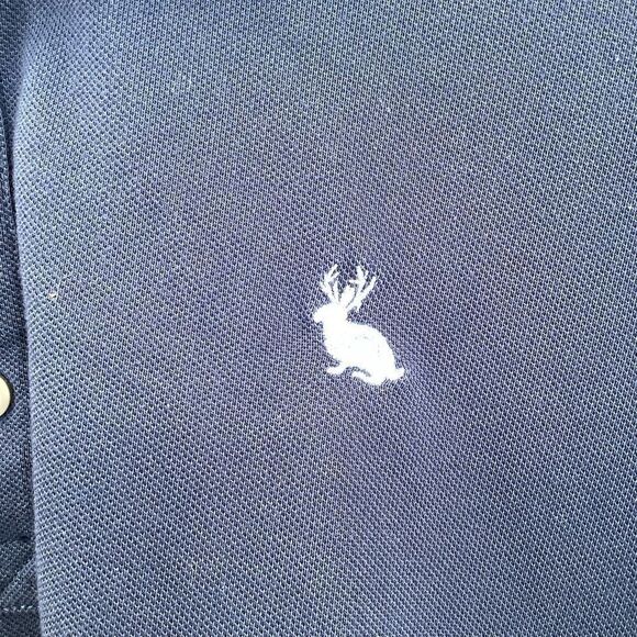 EUC Mens Stio short sleeved golf polo- Navy- Large - Picture 3 of 7